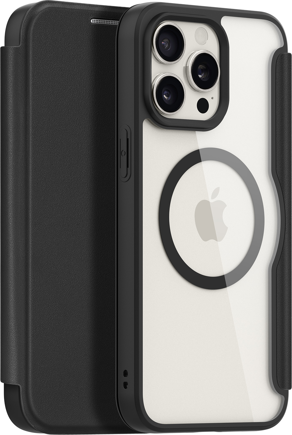 DuxDucis Ochranné pouzdro na iPhone 15 Pro MAX - DuxDucis, SkinX Pro with MagSafe Black