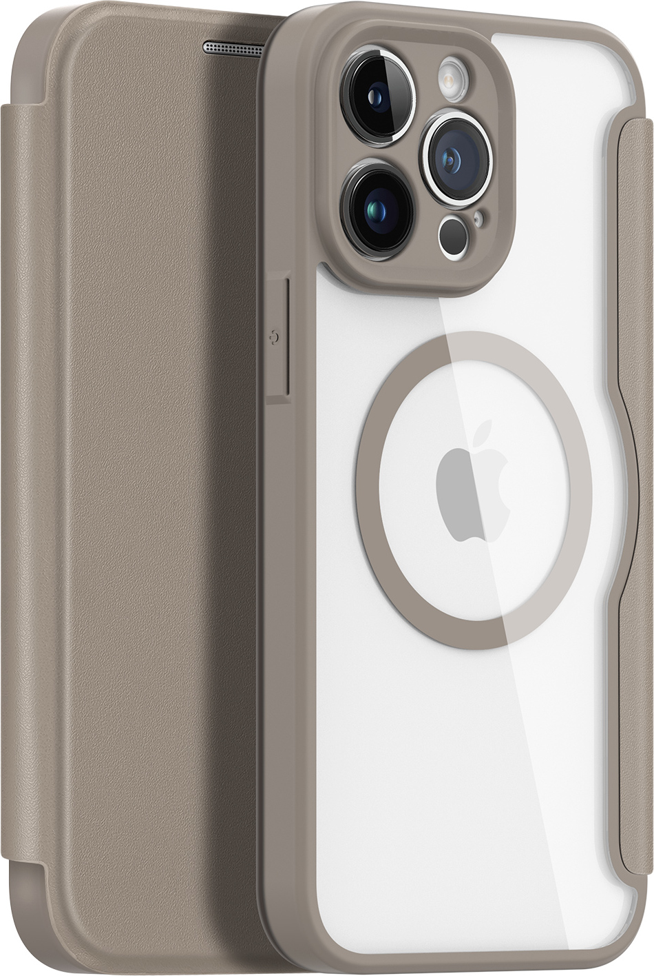 DuxDucis Ochranné pouzdro pro iPhone 14 Pro MAX - DuxDucis, SkinX Pro with MagSafe Beige