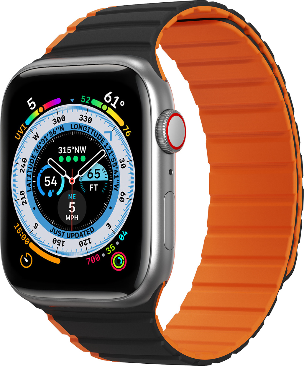 DuxDucis Řemínek na Apple Watch 44mm / 45mm / 46mm / 49mm - DuxDucis, LD BlackOrange