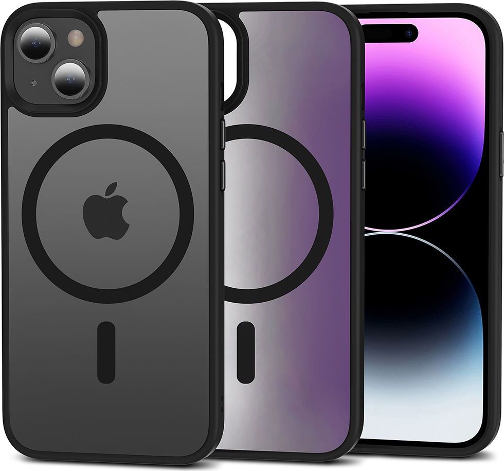 Tech-Protect Ochranný kryt na iPhone 15 - Tech-Protect, Magmat MagSafe Matte Black