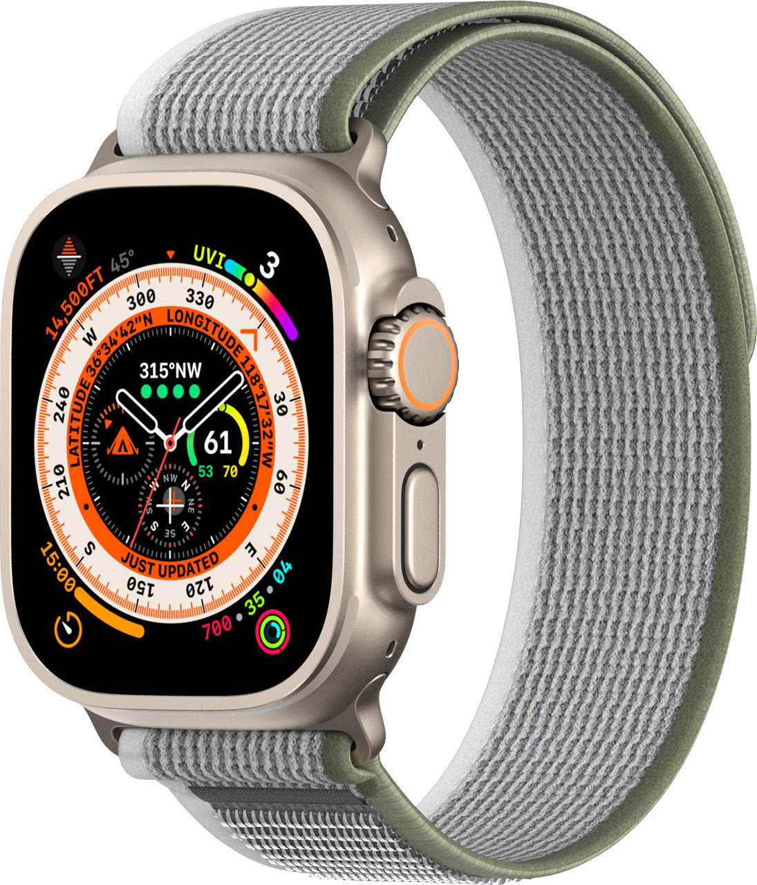 DuxDucis Řemínek na Apple Watch 38mm / 40mm / 41mm / 42mm - DuxDucis, YJ Green/Gray