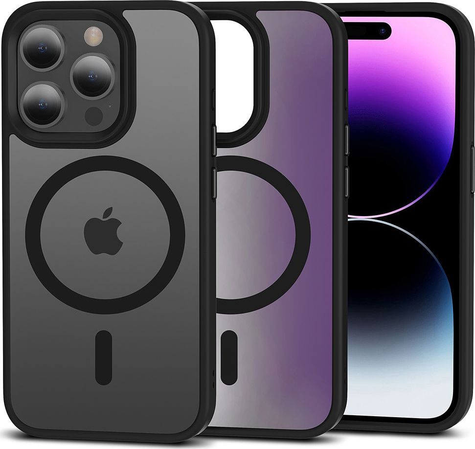 Tech-Protect Ochranný kryt na iPhone 15 Pro - Tech-Protect, Magmat MagSafe Matte Black