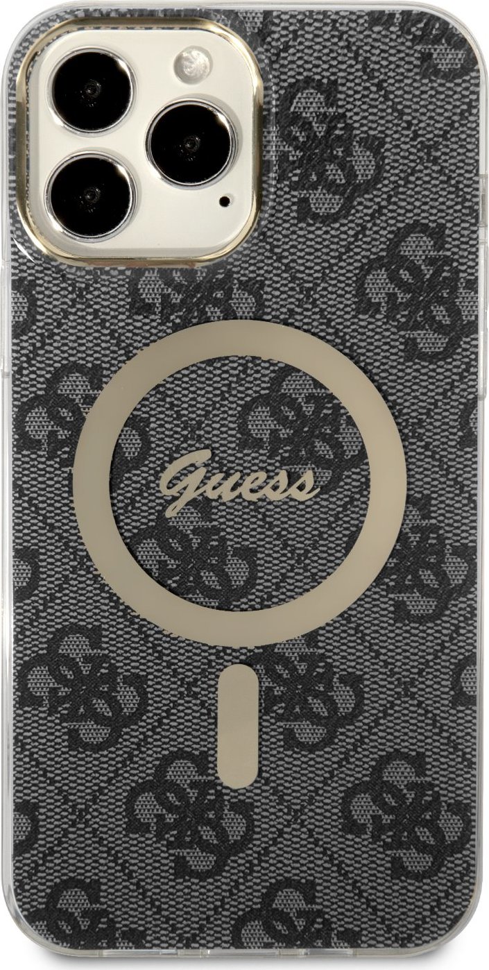 Guess Ochranný kryt pro iPhone 13 Pro MAX - Guess, 4G IML MagSafe Black