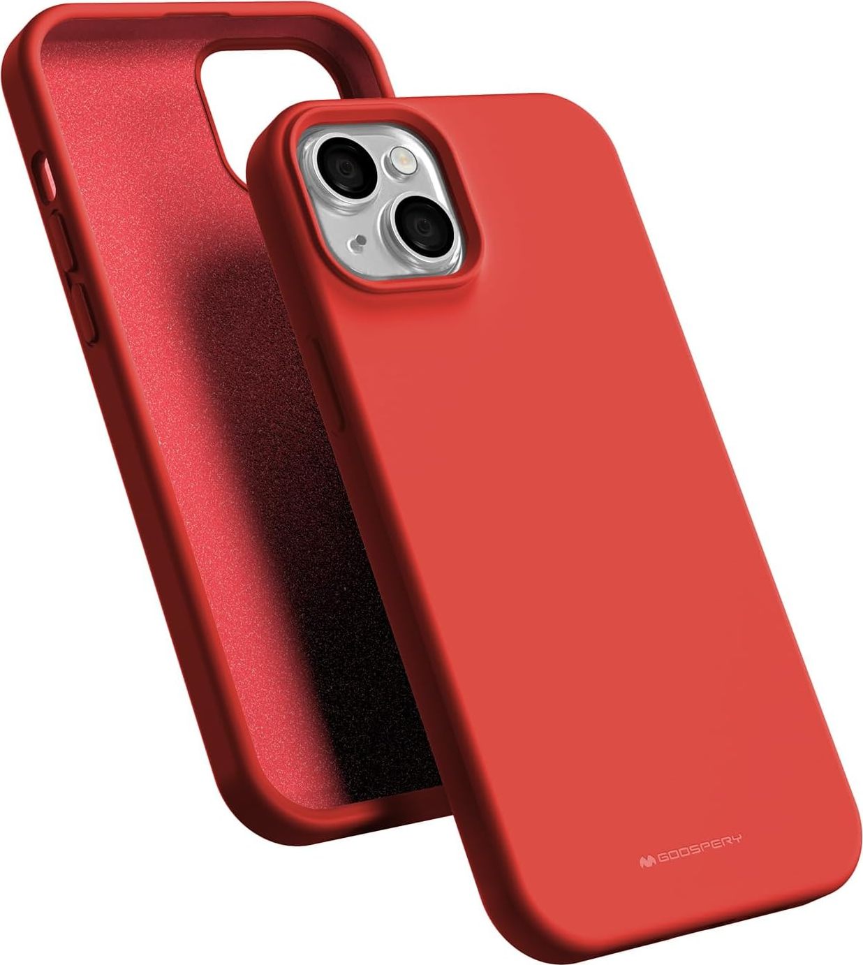Mercury Ochranný kryt na iPhone 15 PLUS - Mercury, Silicone Red