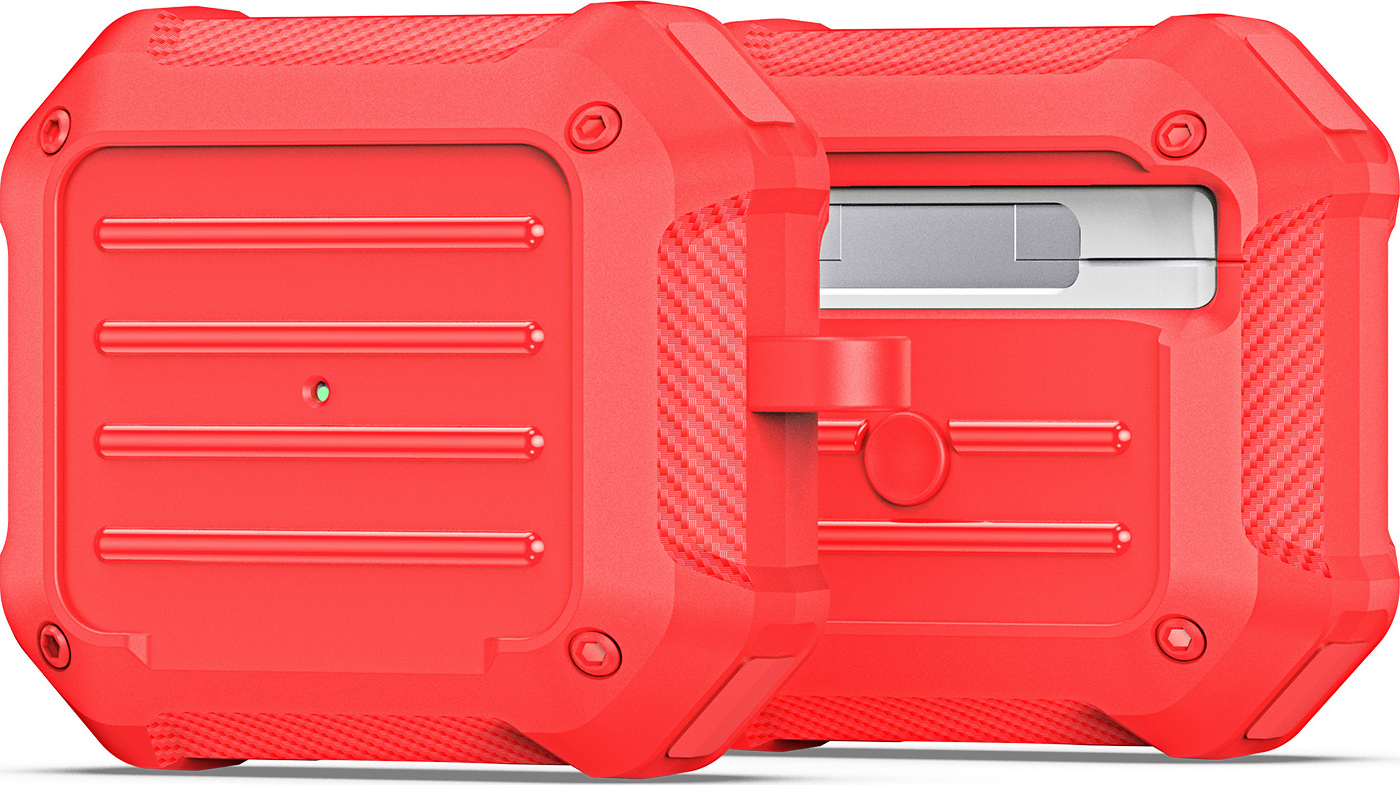 DuxDucis Pouzdro na sluchátka AirPods 3 - DuxDucis, PECE Red