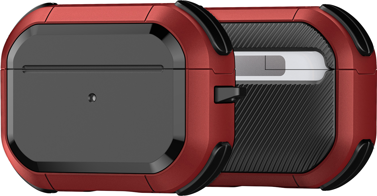 DuxDucis Pouzdro na sluchátka AirPods Pro 1/2 - DuxDucis, PECA Red