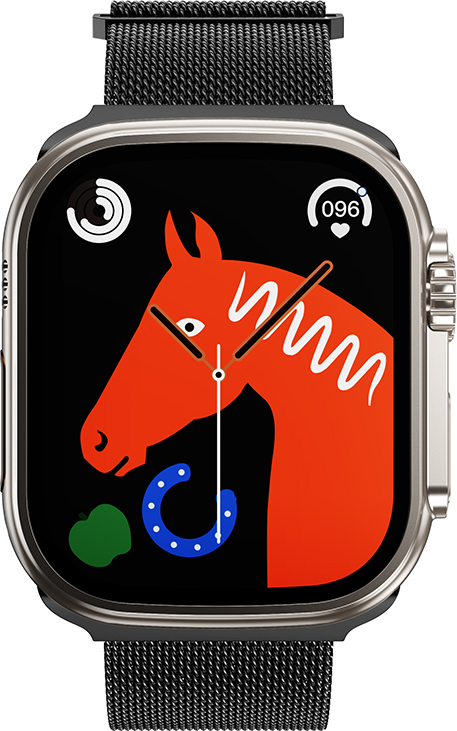 Hoco Řemínek na Apple Watch 44mm / 45mm / 46mm / 49mm - Hoco, AS101 Milan Black