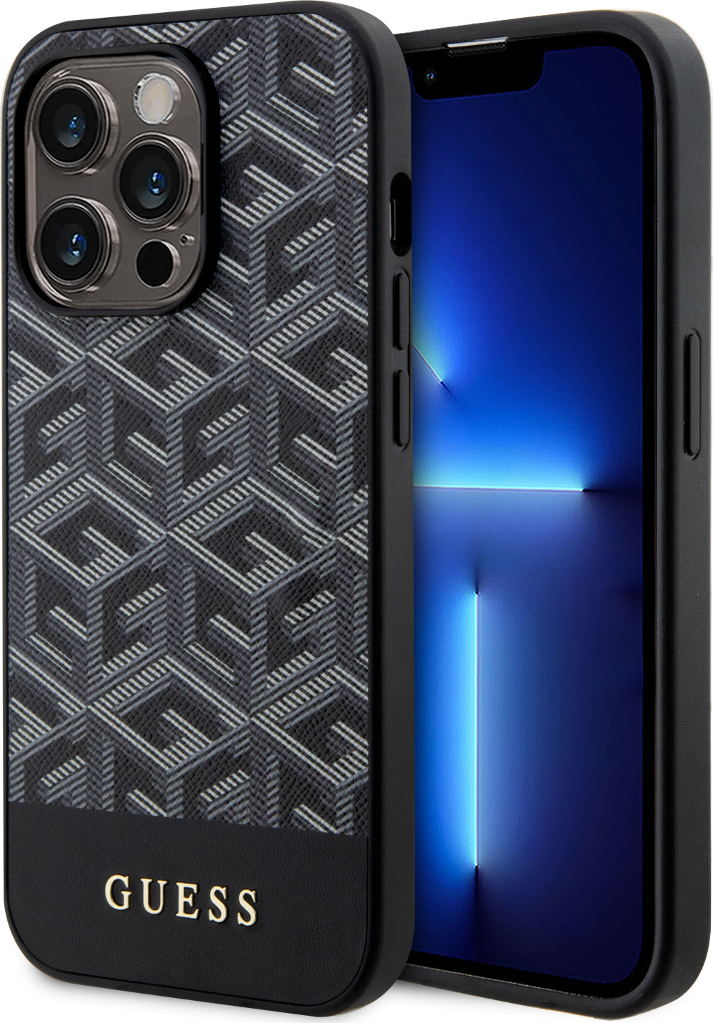 Guess Ochranný kryt na iPhone 15 Pro MAX - Guess, G Cube MagSafe Black
