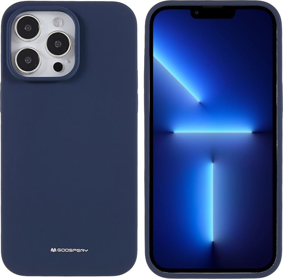 Mercury Ochranný kryt na iPhone 15 Pro MAX - Mercury, Silicone Navy