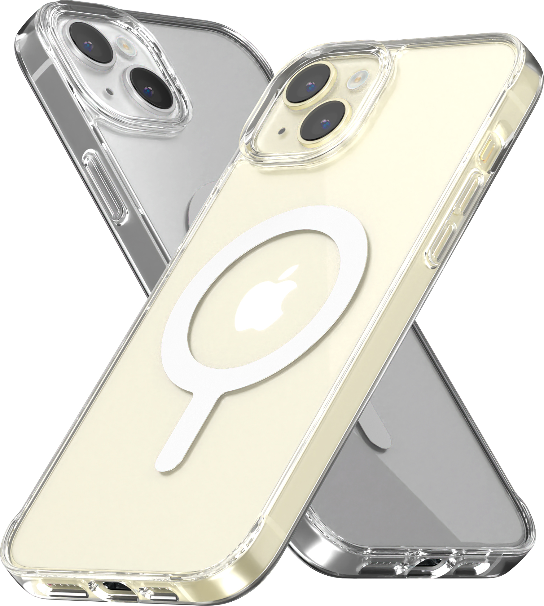 Mercury Ochranný kryt na iPhone 15 PLUS - Mercury, JelHard MagSafe Transparent