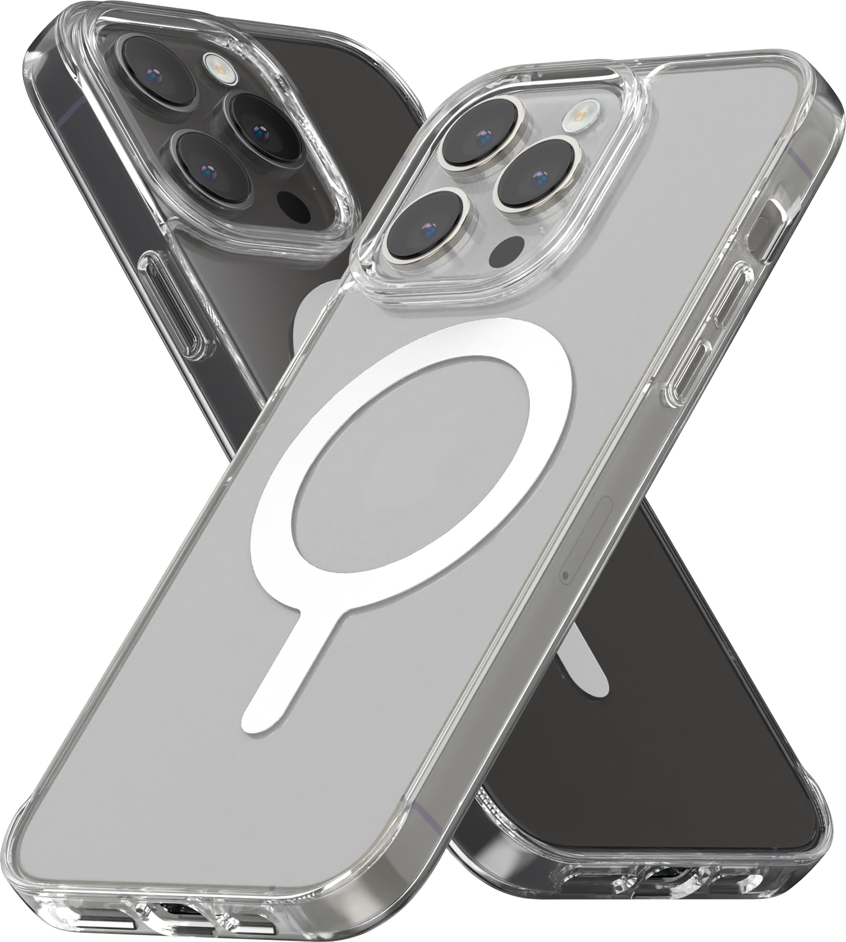 Mercury Ochranný kryt na iPhone 15 Pro MAX - Mercury, JelHard MagSafe Transparent