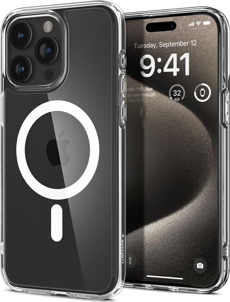 Spigen Ultra Hybrid MagFit kryt iPhone 15 Pro bílý
