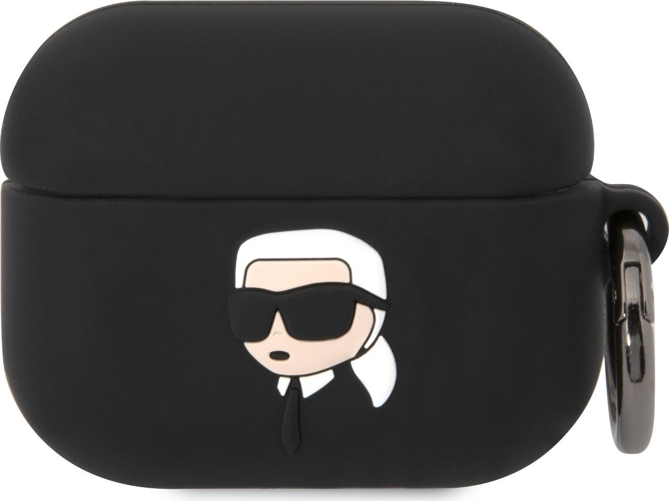 Karl Lagerfeld 3D Logo NFT Karl Head Silikonové pouzdro Airpods Pro černé
