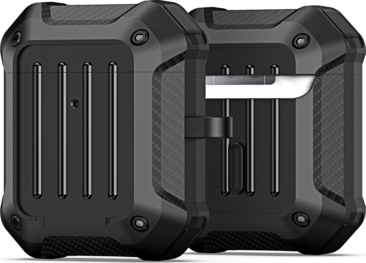 DuxDucis Pouzdro na sluchátka AirPods - DuxDucis, PECE Black