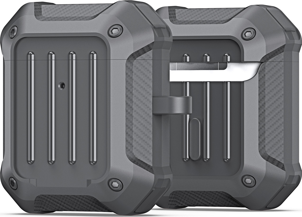 DuxDucis Pouzdro na sluchátka AirPods - DuxDucis, PECE Gray