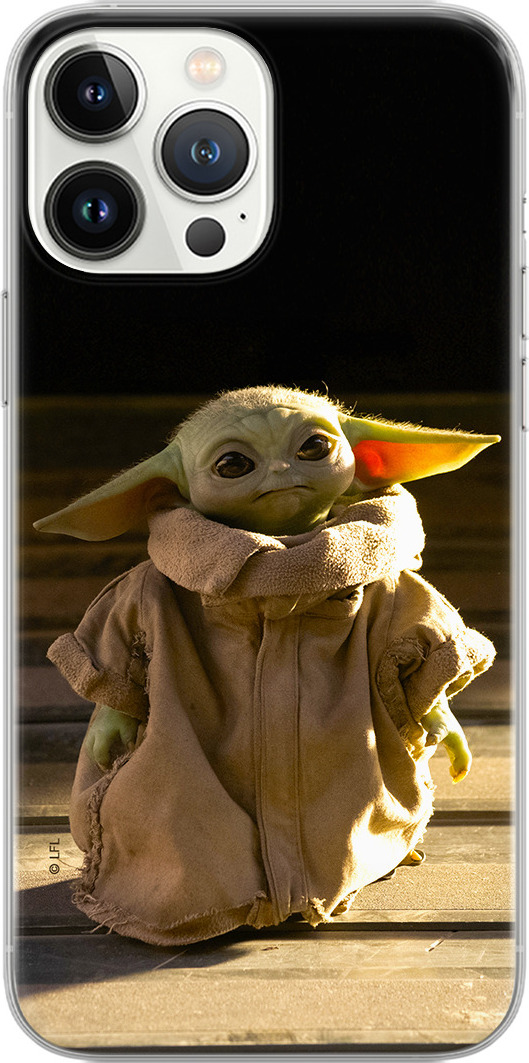 Ert Ochranný kryt na iPhone 15 PLUS - Star Wars, Baby Yoda 001