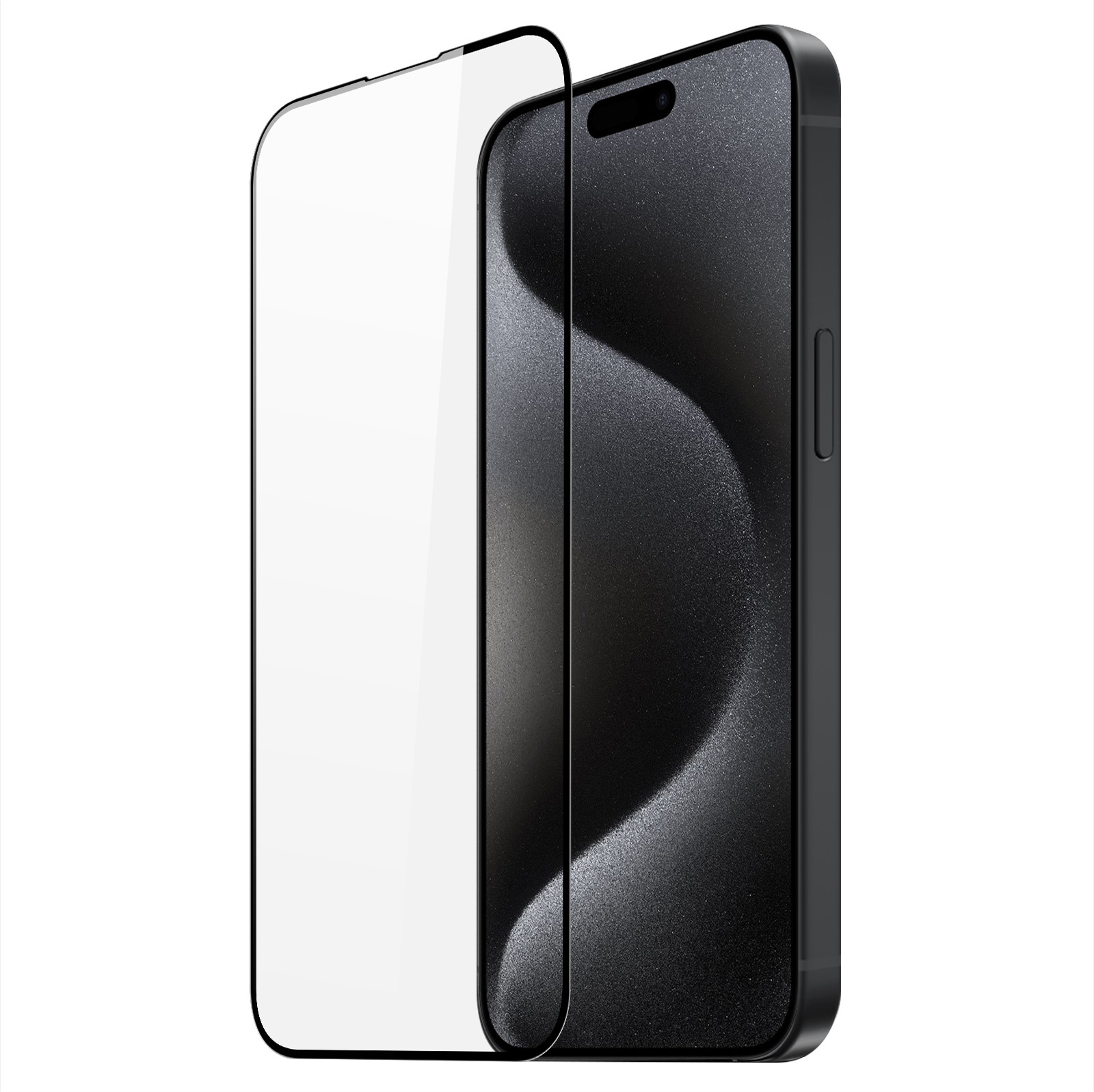 DuxDucis Ochranné tvrzené sklo na iPhone 15 PLUS / 15 Pro MAX - DuxDucis, Full Glass Black