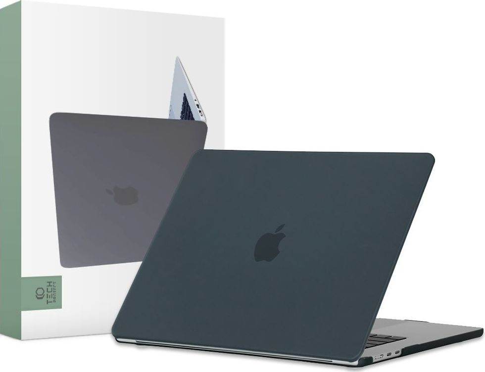 Tech-Protect Ochranný kryt na MacBook Air 15 (2023-2024) - Tech-Protect, SmartShell Matte Black