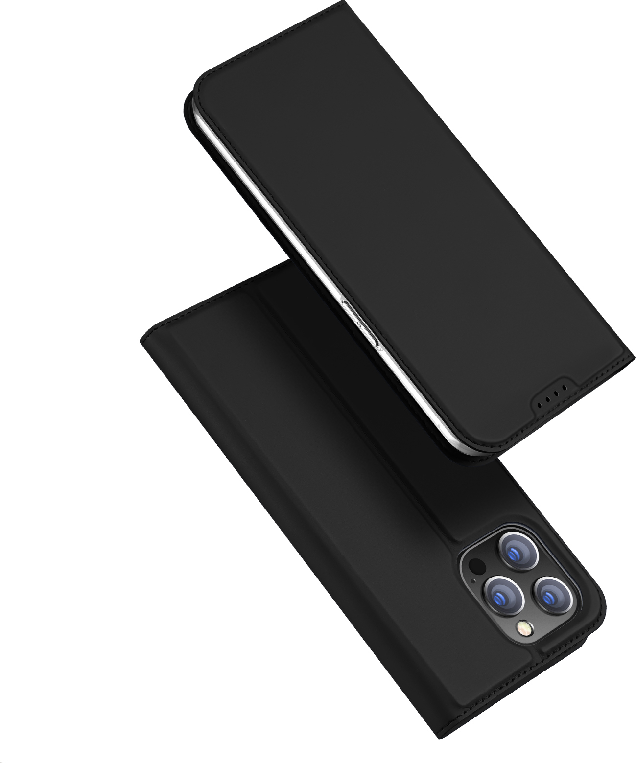 DUX DUCIS Skin Pro flipové pouzdro pro Apple iPhone 15 Pro Max černé