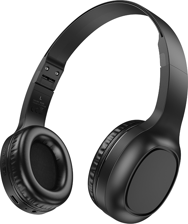 Hoco Bezdrátová náhlavní sluchátka - Hoco, W46 Charm Black