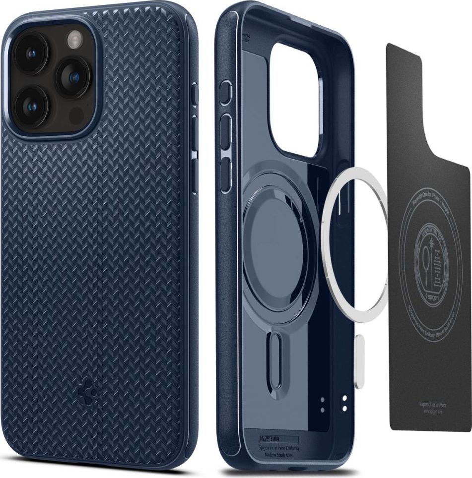 Spigen Mag Armor MagFit kryt iPhone 15 Pro Max modrý