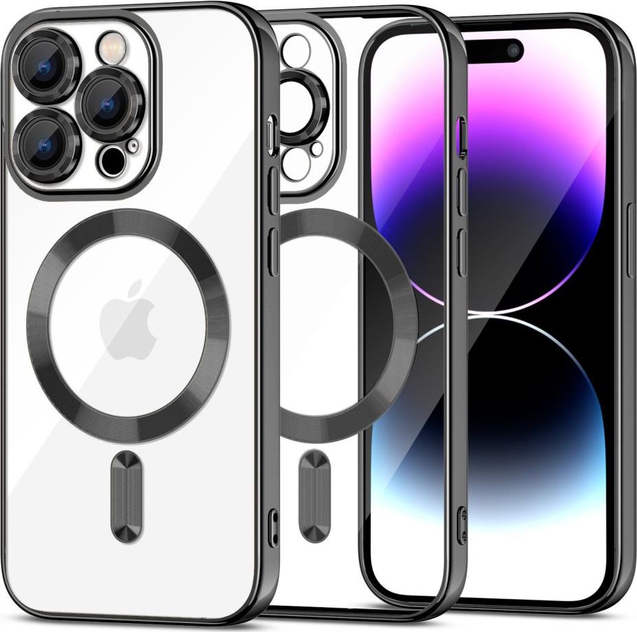 Tech-Protect Ochranný kryt na iPhone 15 Pro MAX - Tech-Protect, Magshine MagSafe Black