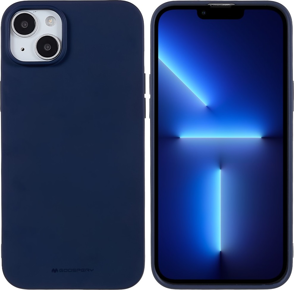 Mercury Ochranný kryt pro iPhone 14 PLUS - Mercury, Soft Feeling Midnight Blue