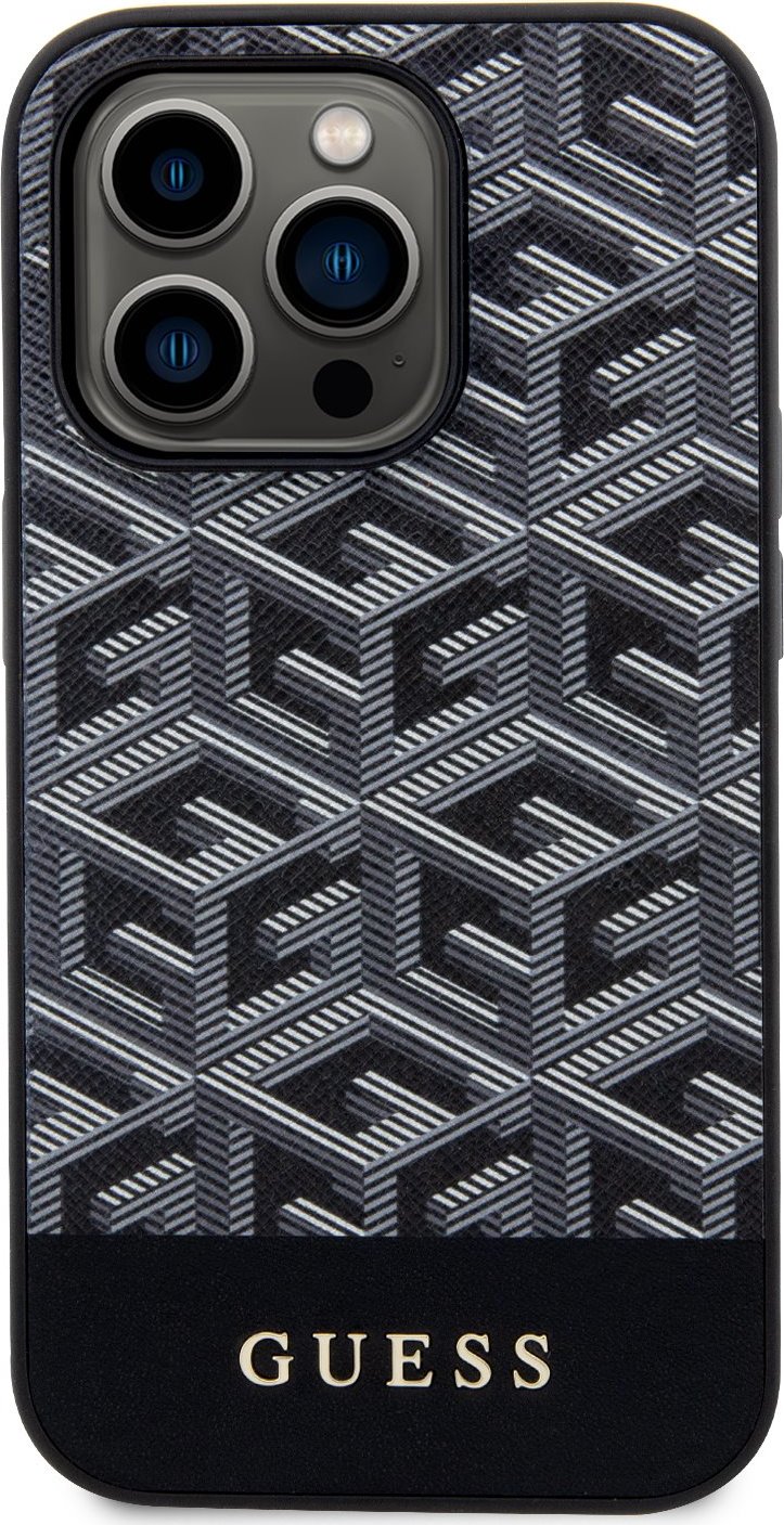 Guess Ochranný kryt pro iPhone 13 Pro MAX - Guess, G Cube MagSafe Black
