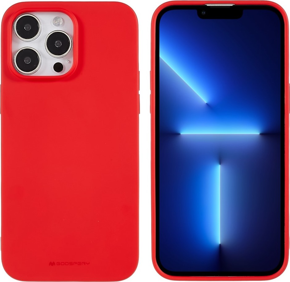 Mercury Ochranný kryt pro iPhone 14 Pro MAX - Mercury, Soft Feeling Red