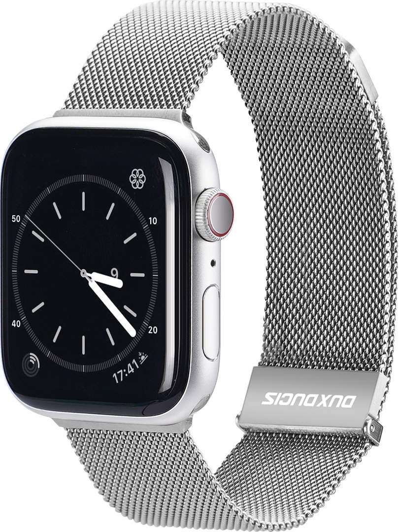 DuxDucis Řemínek pro Apple Watch 38mm / 40mm / 41mm / 42mm - DuxDucis, Milanese Silver