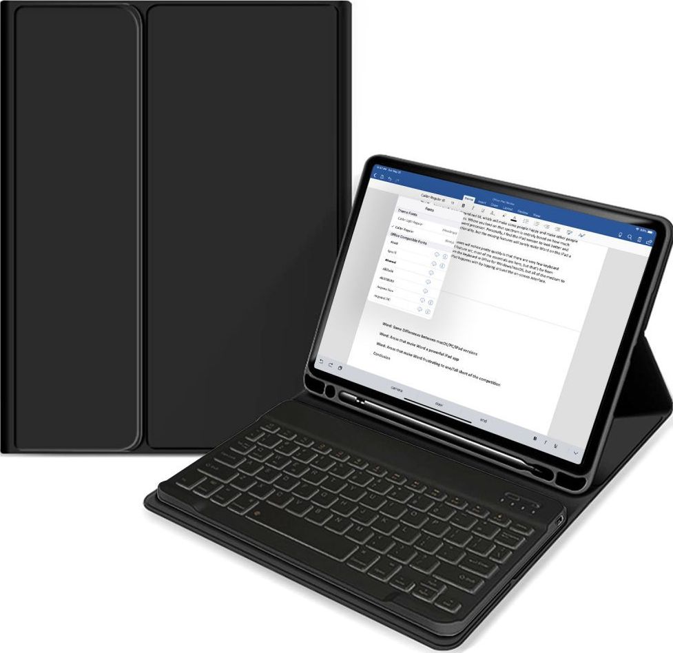 Tech-Protect Pouzdro s klávesnicí pro iPad 11 (2025) / iPad 10.9 (2022) - Tech-Protect, SmartCase Black