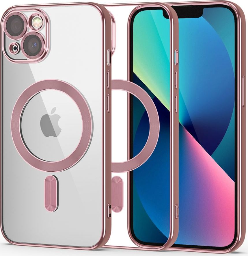 Tech-Protect Ochranný kryt na iPhone 13 - Tech-Protect, Magshine MagSafe Rose