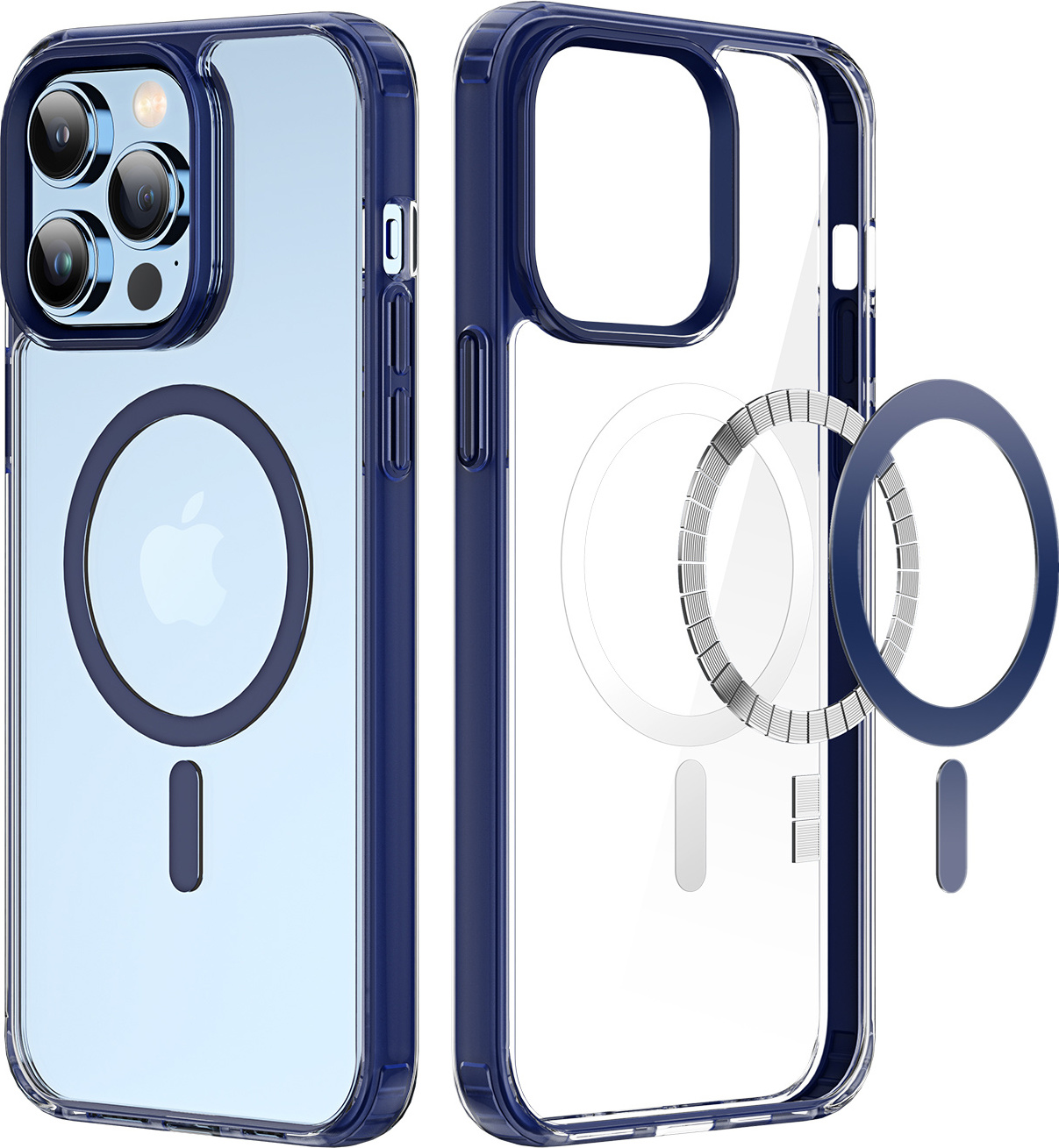 DuxDucis Ochranný kryt pro iPhone 14 Pro MAX - DuxDucis, Clin2 Blue with MagSafe