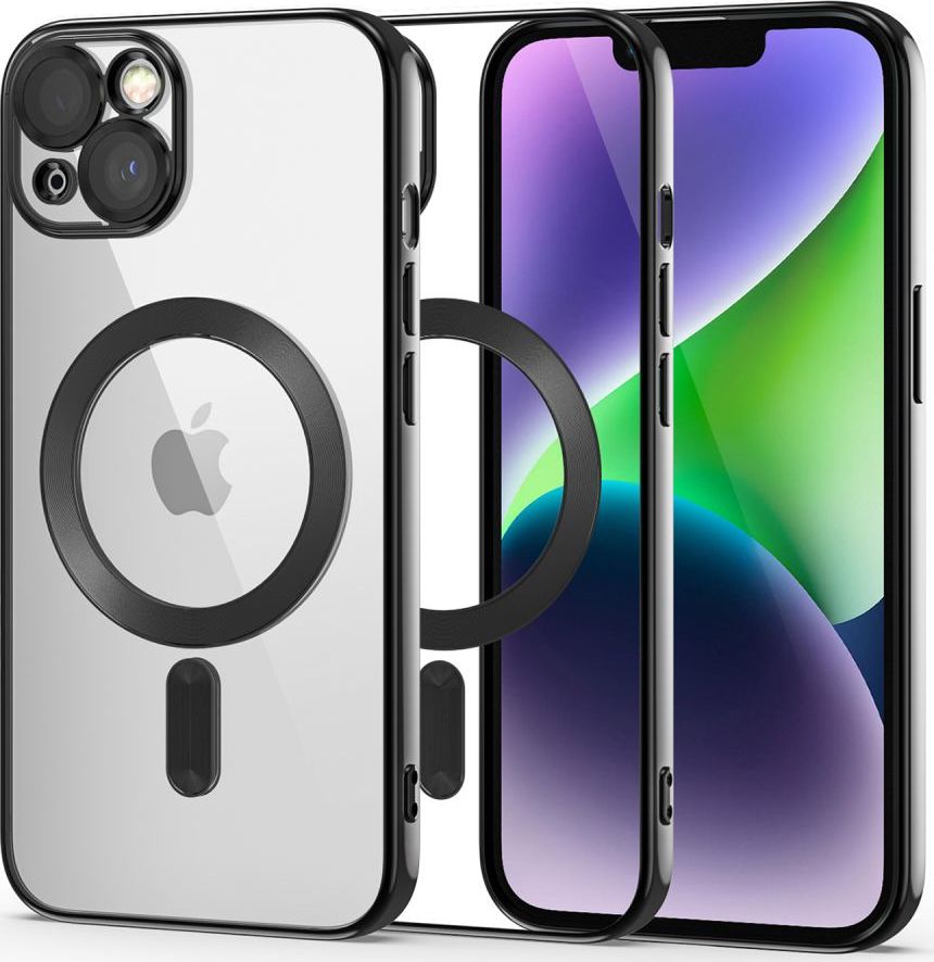 Tech-Protect Ochranný kryt pro iPhone 14 - Tech-Protect, Magshine MagSafe Black