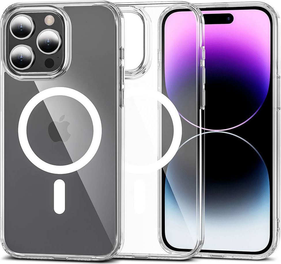 Tech-Protect Ochranný kryt pro iPhone 15 Pro - Tech-Protect, FlexAir Hybrid MagSafe Clear