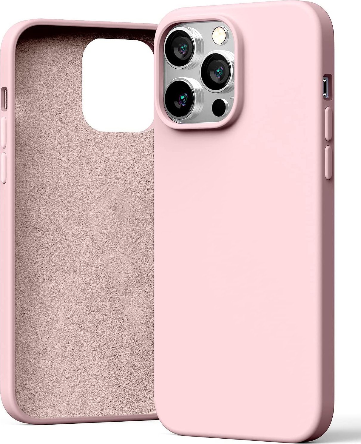 Pouzdro Mercury Silicone APPLE Iphone 14 PRO MAX růžové