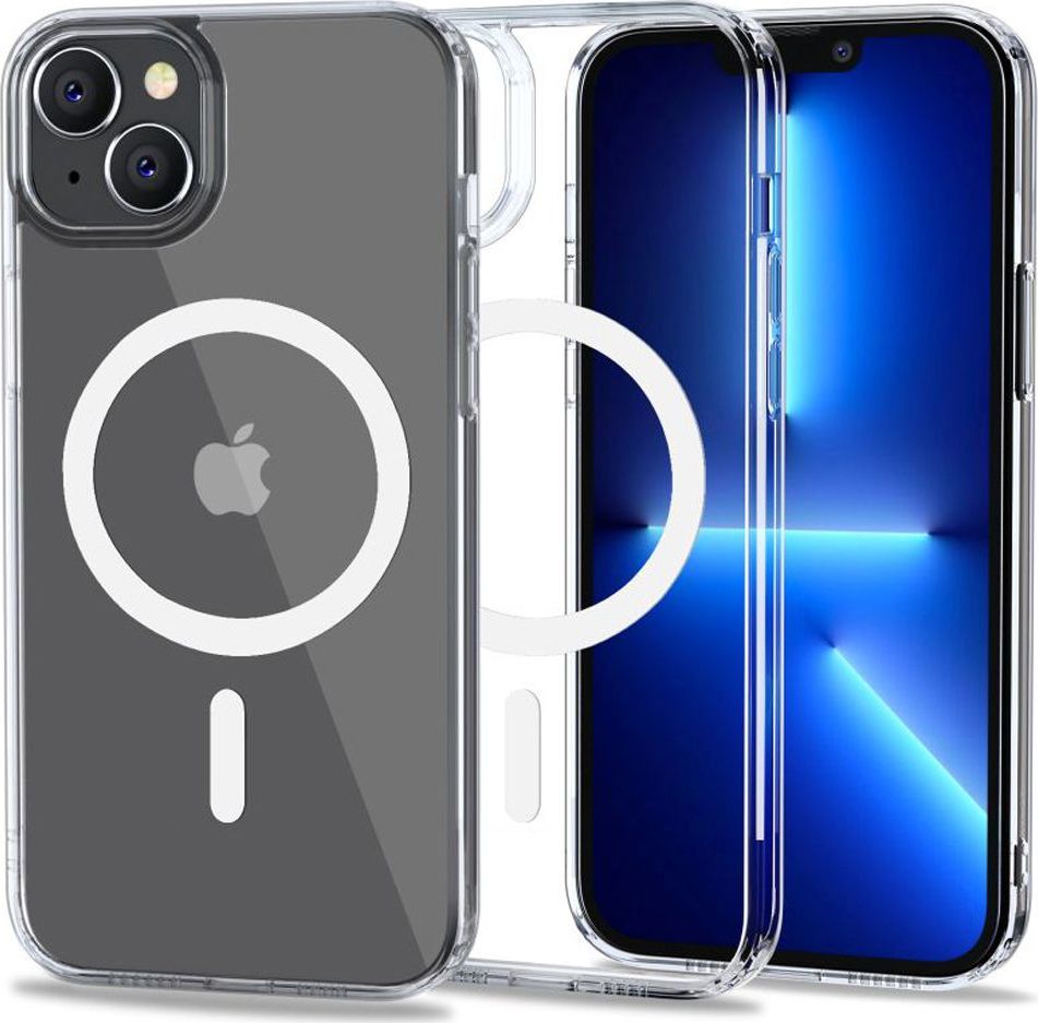 Tech-Protect Ochranný kryt pro iPhone 14 - Tech-Protect, FlexAir Hybrid MagSafe Clear