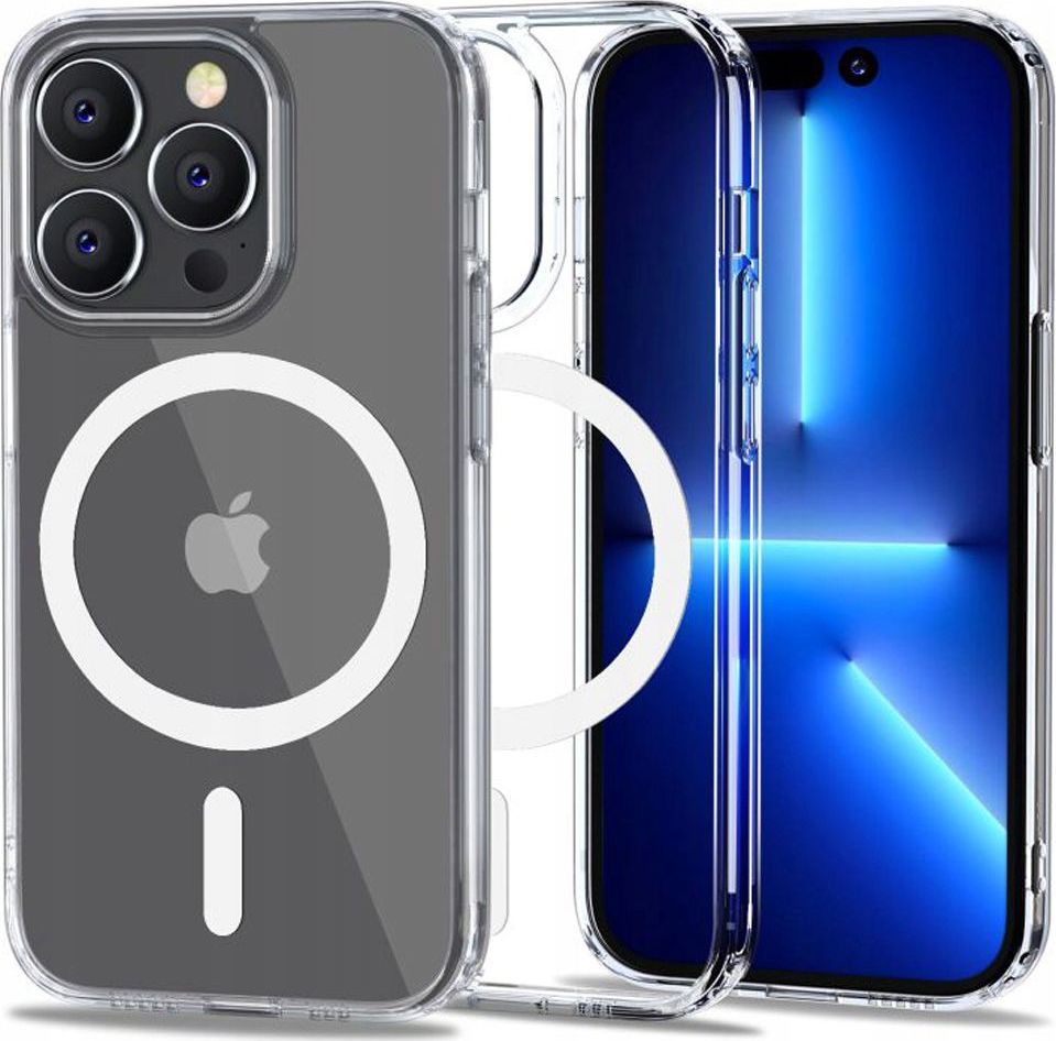 Tech-Protect Ochranný kryt pro iPhone 14 Pro MAX - Tech-Protect, FlexAir Hybrid MagSafe Clear