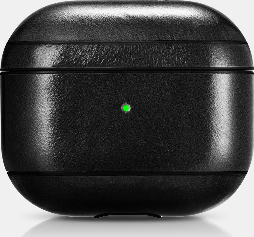iCarer Kožené pouzdro na sluchátka AirPods 3 - iCarer, Vintage Black
