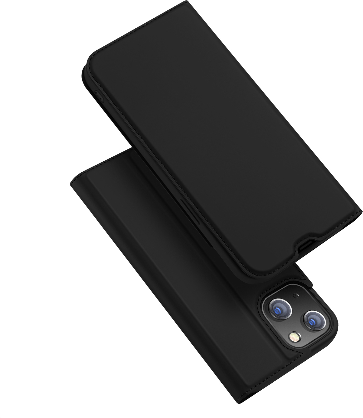 DuxDucis Knížkové pouzdro pro iPhone 14 - DuxDucis, SkinPro Black