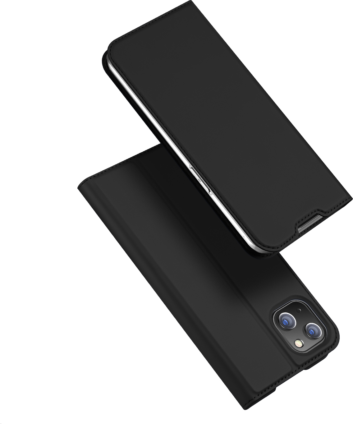 DuxDucis Knížkové pouzdro pro iPhone 14 PLUS - DuxDucis, SkinPro Black