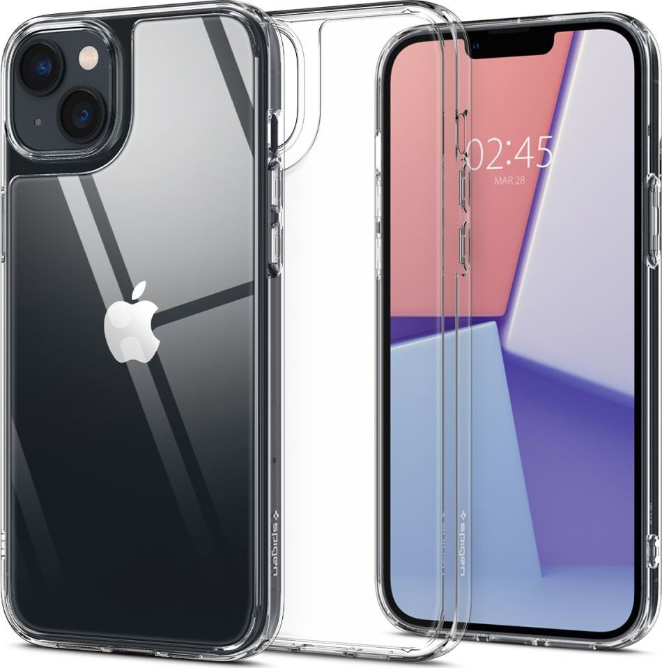 Spigen Ochranný kryt pro iPhone 14 - Spigen, Quartz Hybrid Crystal Clear