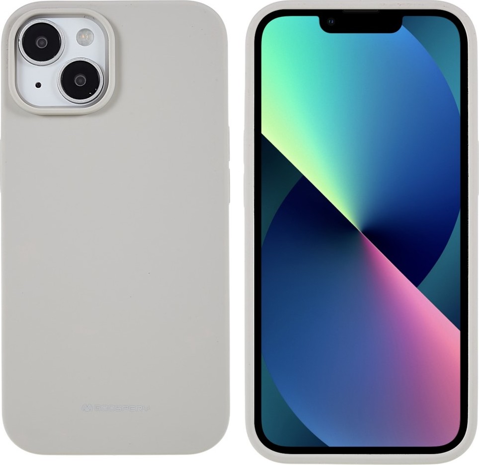 Pouzdro Mercury Silicone APPLE Iphone 14 PLUS šedé