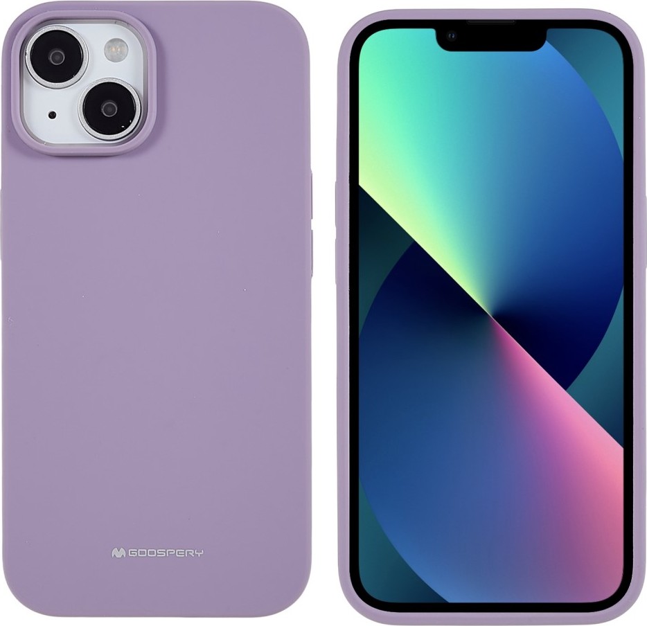 Pouzdro Mercury Silicone APPLE Iphone 14 PLUS fialové