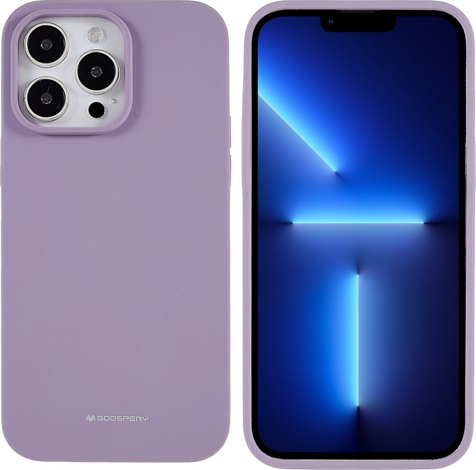 Pouzdro Mercury Silicone APPLE Iphone 14 PRO MAX fialové