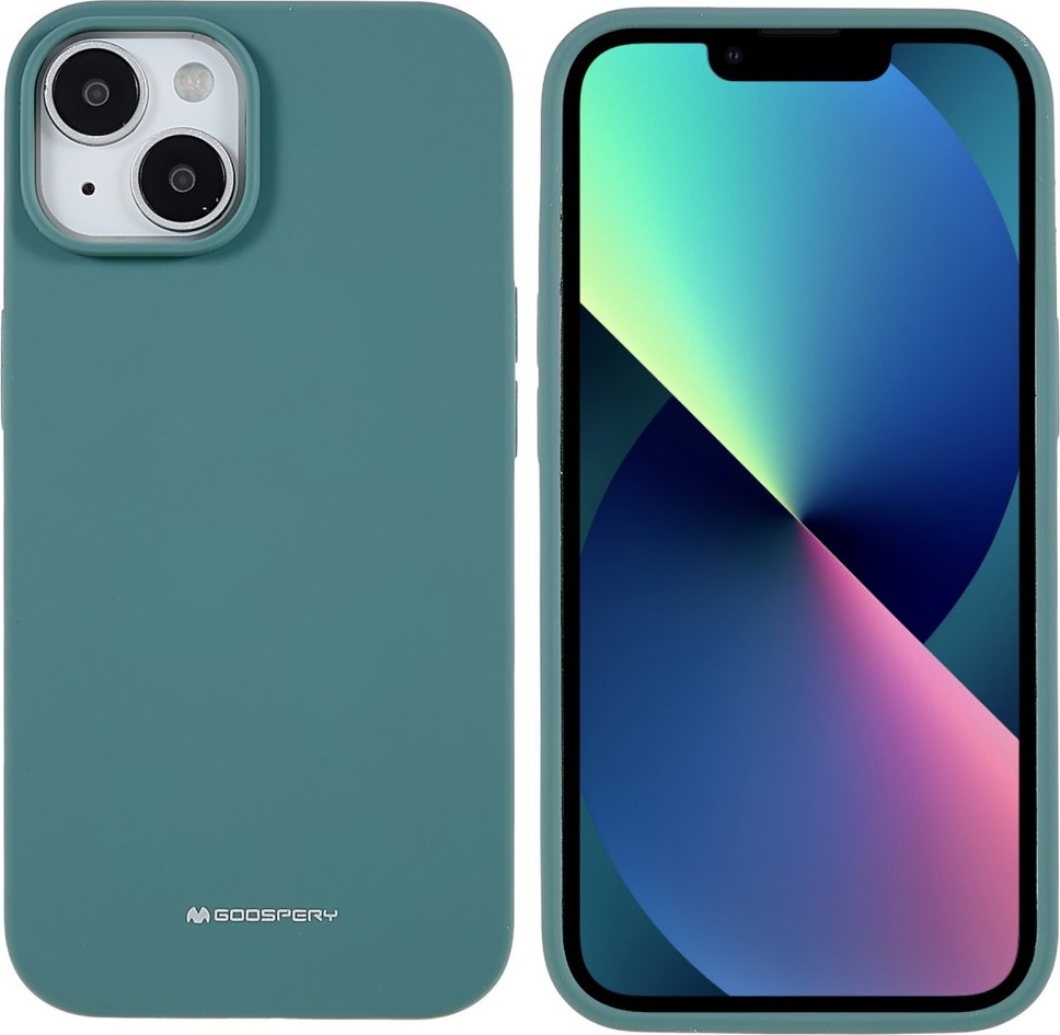 Mercury Ochranný kryt pro iPhone 14 - Mercury, Silicone Green