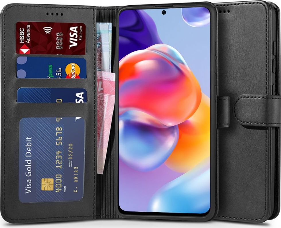 Tech-Protect Ochranné pouzdro pro Xiaomi Redmi Note 11 Pro+ PLUS - Tech-Protect, Wallet 2 Black