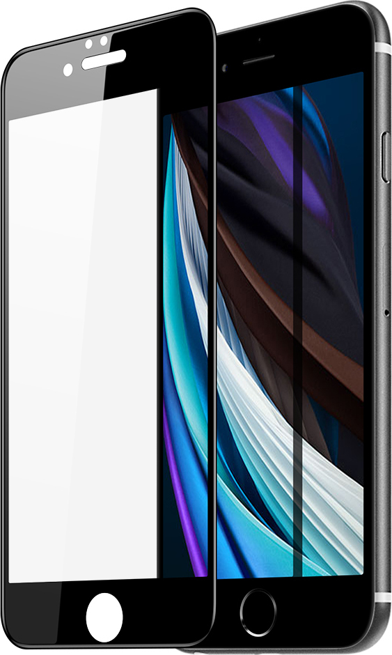 DuxDucis Ochranné tvrzené sklo pro iPhone 7 / 8 / SE (2020/2022) - DuxDucis, Full Glass Black