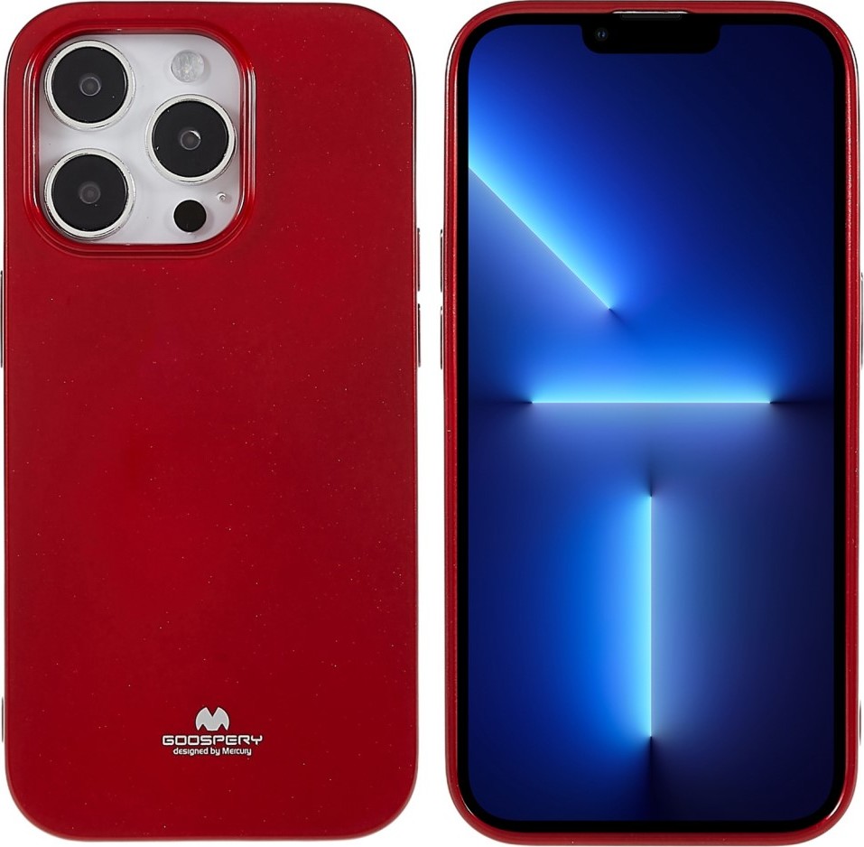 Mercury Ochranný kryt pro iPhone 14 Pro MAX - Mercury, Jelly Red