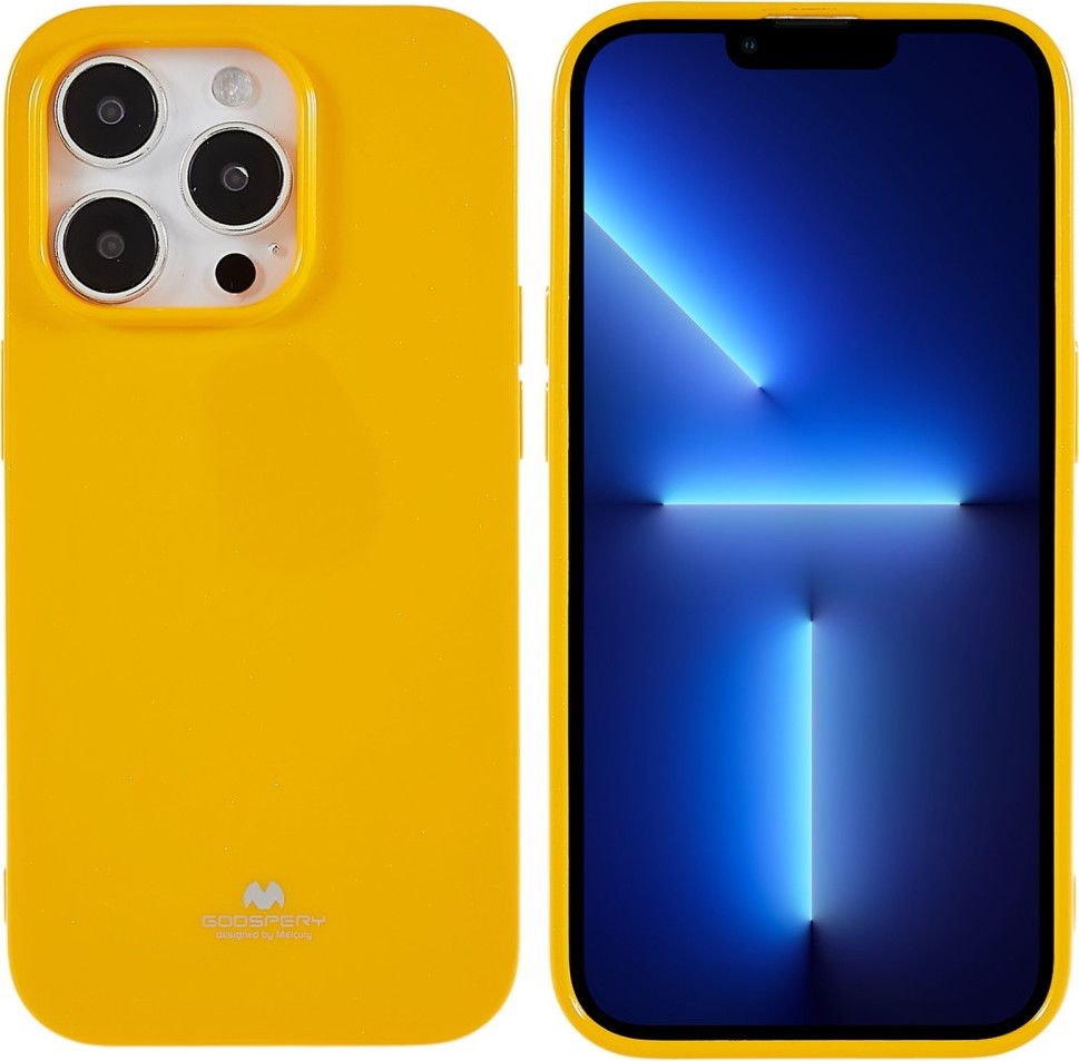 Mercury Ochranný kryt pro iPhone 14 Pro MAX - Mercury, Jelly Yellow